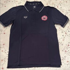 Brand new USA Swimming Arena Navy Polo Shirt, size S